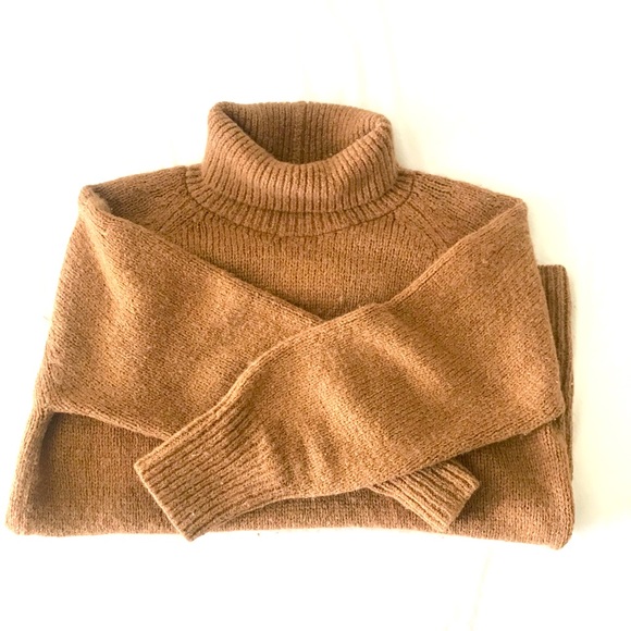 Wilfred oversized mohair sweater in camel - Picture 3 of 7